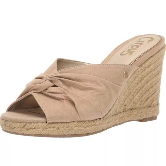 Circus by Sam Edelman Bea Espadrille Beige Wedge Sandals - Size: 9.5 - Picture 12 of 12